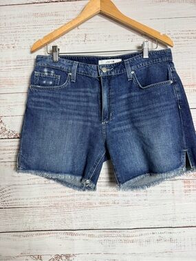 Joe’s Jeans Womens Shorts Blue Helsinki Cut Off Denim Side Slits Size 29